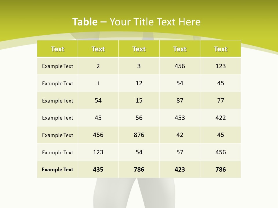 D Small Person Stickynote Memory PowerPoint Template