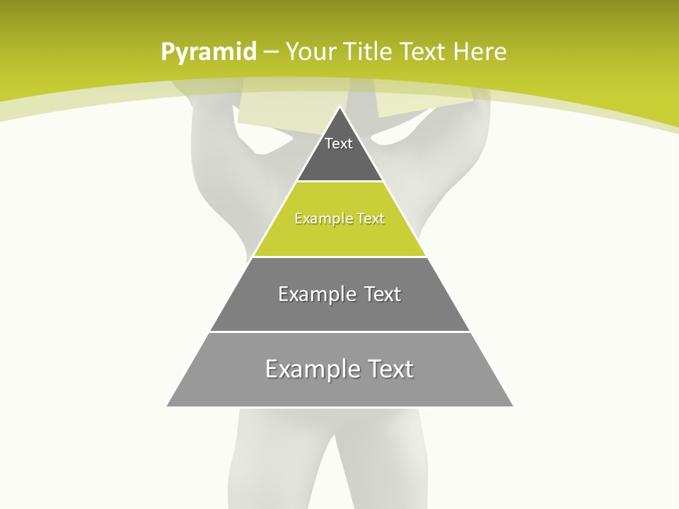 D Small Person Stickynote Memory PowerPoint Template