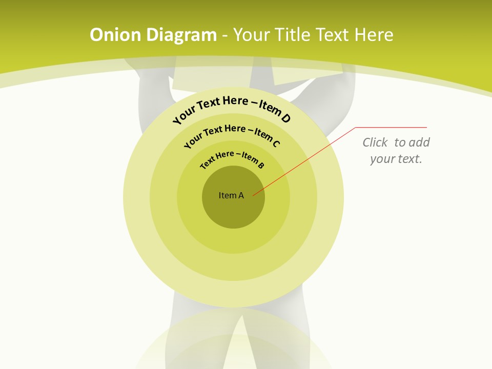D Small Person Stickynote Memory PowerPoint Template