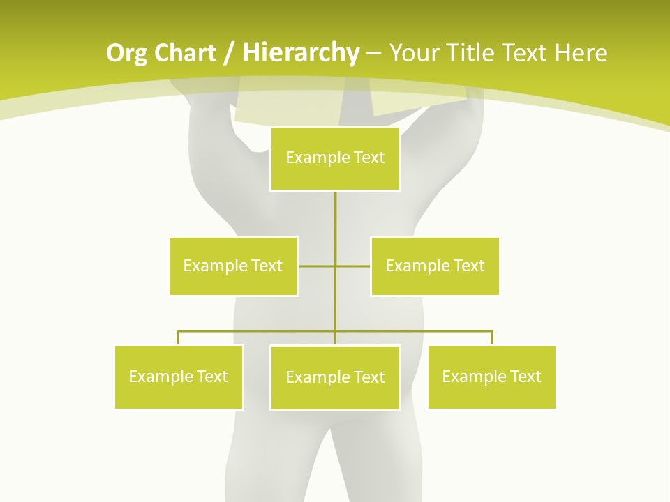 D Small Person Stickynote Memory PowerPoint Template