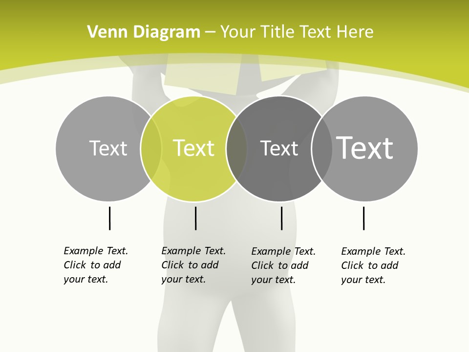 D Small Person Stickynote Memory PowerPoint Template