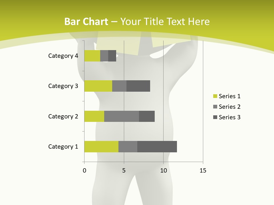 D Small Person Stickynote Memory PowerPoint Template