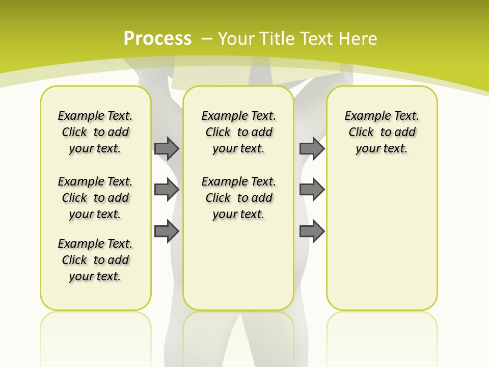 D Small Person Stickynote Memory PowerPoint Template