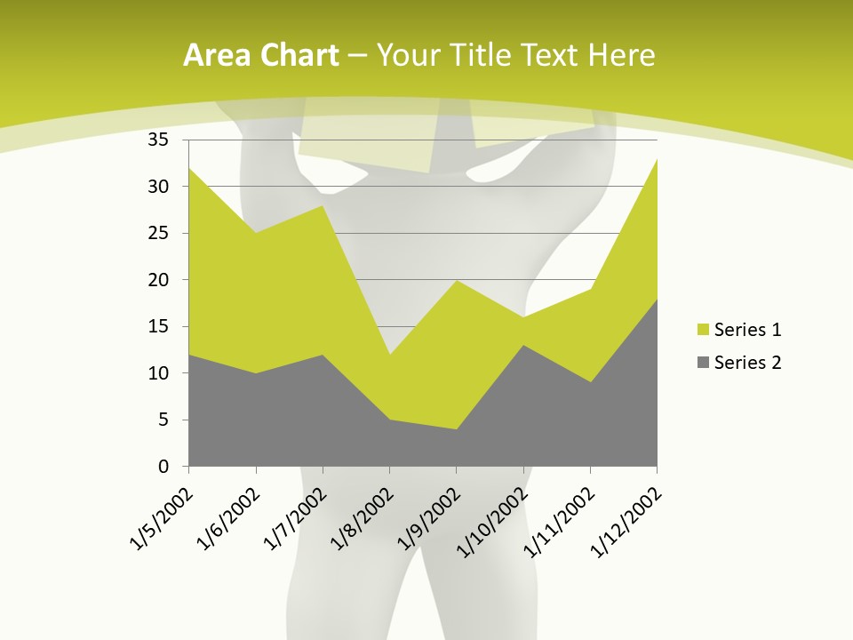 D Small Person Stickynote Memory PowerPoint Template