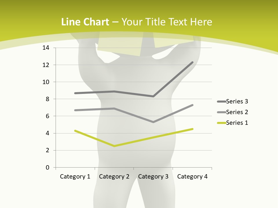 D Small Person Stickynote Memory PowerPoint Template