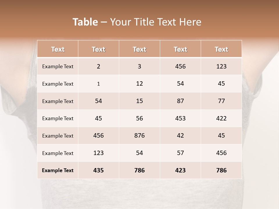 People Top One PowerPoint Template
