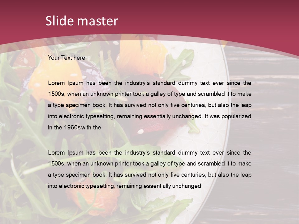 Sauce Vitamin Food PowerPoint Template
