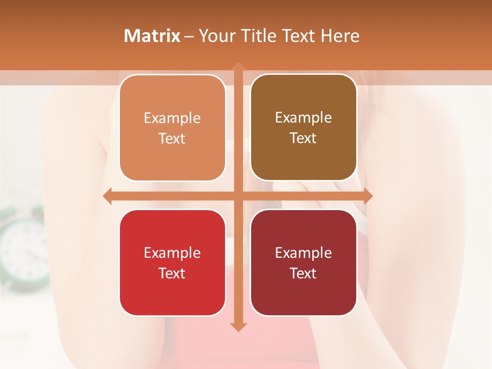 Hair Holding Young PowerPoint Template