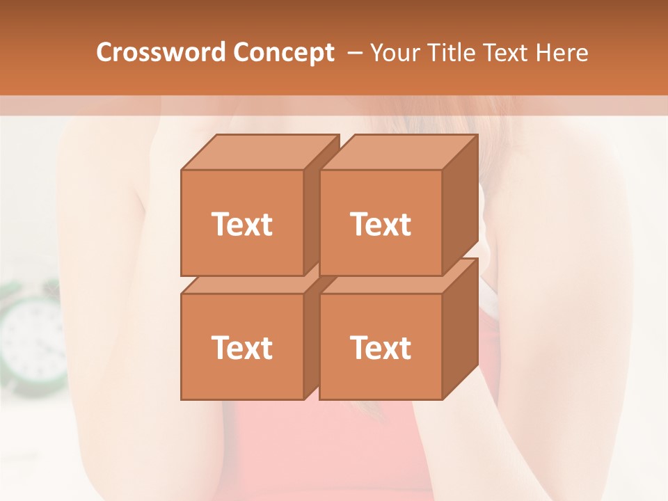 Hair Holding Young PowerPoint Template