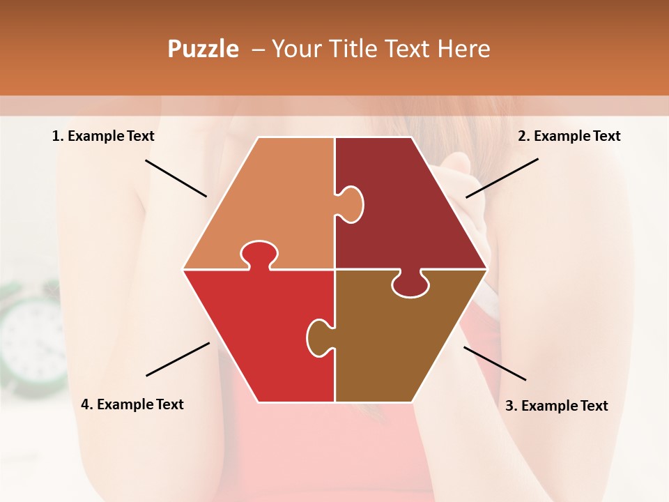 Hair Holding Young PowerPoint Template