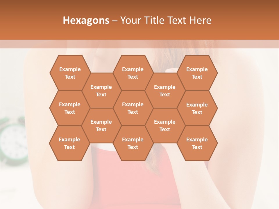 Hair Holding Young PowerPoint Template