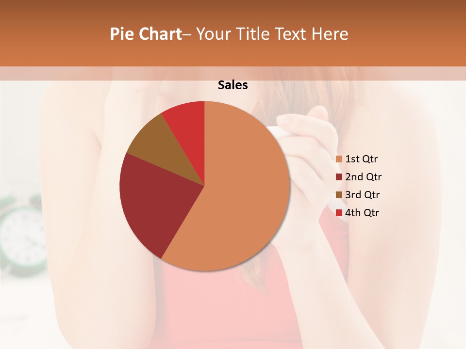 Hair Holding Young PowerPoint Template