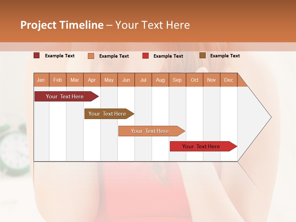 Hair Holding Young PowerPoint Template