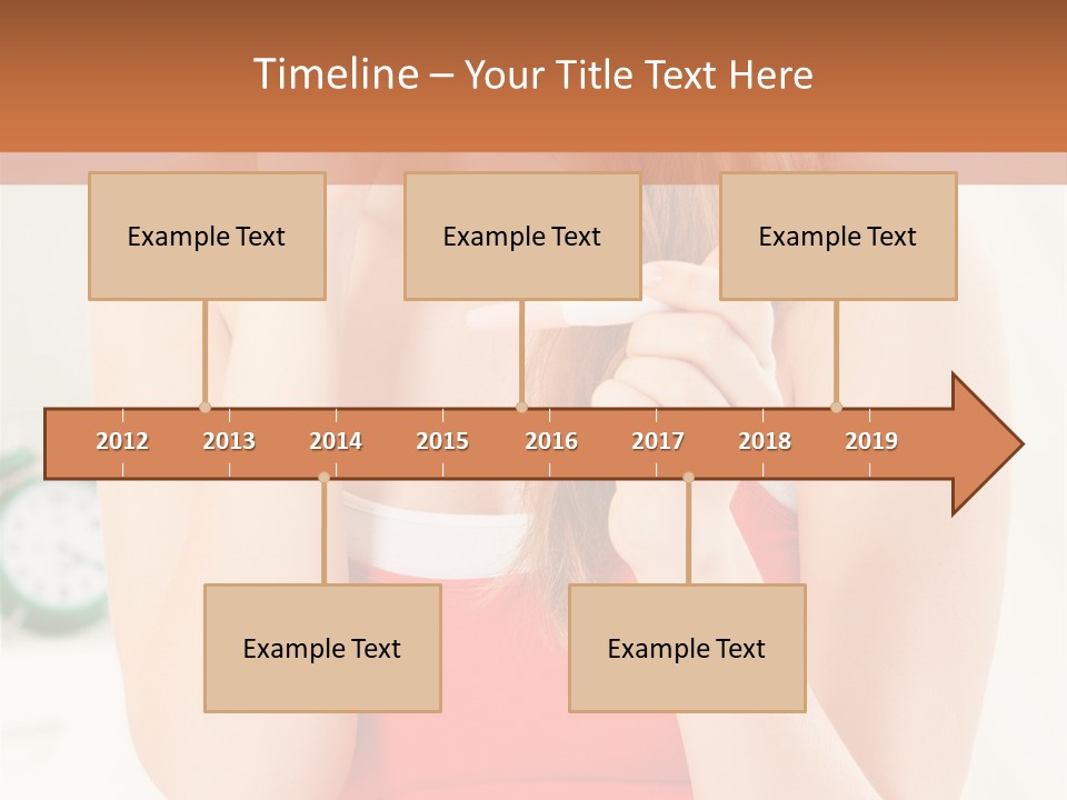 Hair Holding Young PowerPoint Template