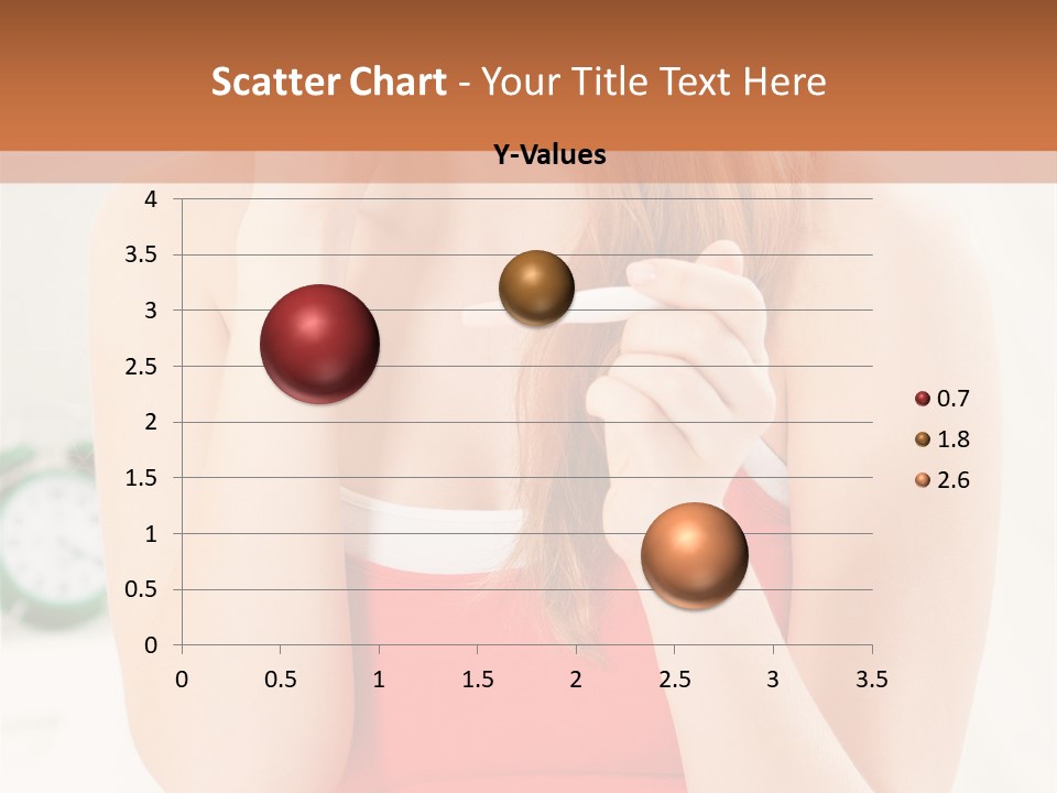 Hair Holding Young PowerPoint Template