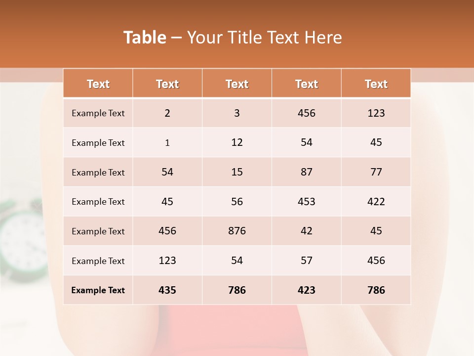 Hair Holding Young PowerPoint Template