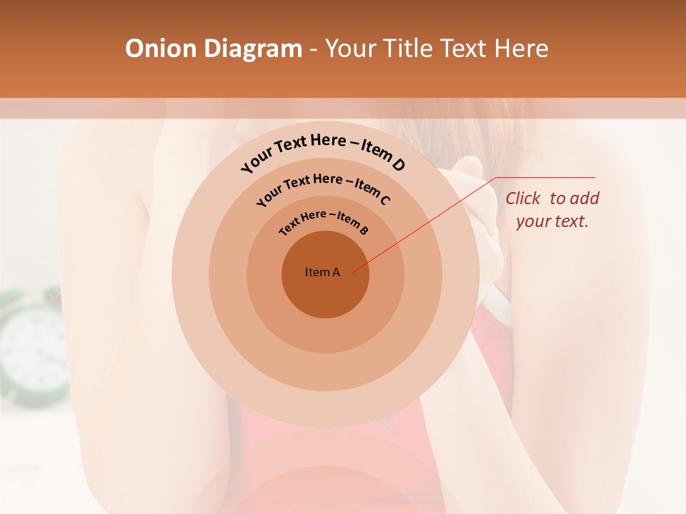 Hair Holding Young PowerPoint Template