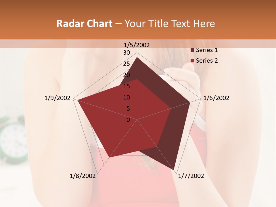 Hair Holding Young PowerPoint Template