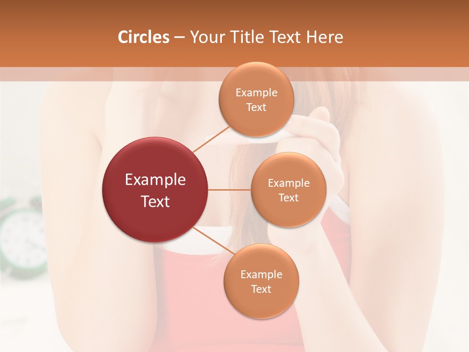 Hair Holding Young PowerPoint Template