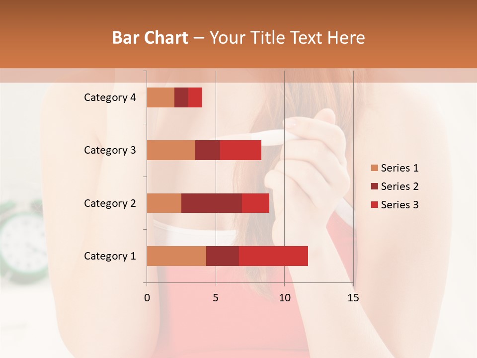 Hair Holding Young PowerPoint Template