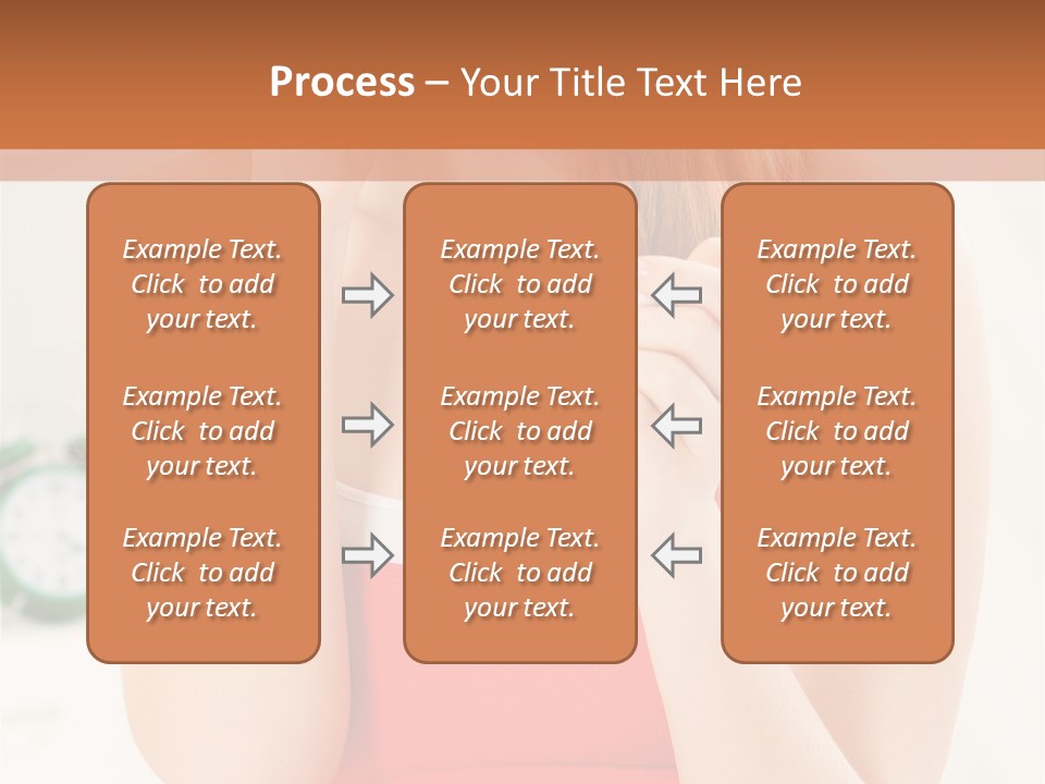 Hair Holding Young PowerPoint Template