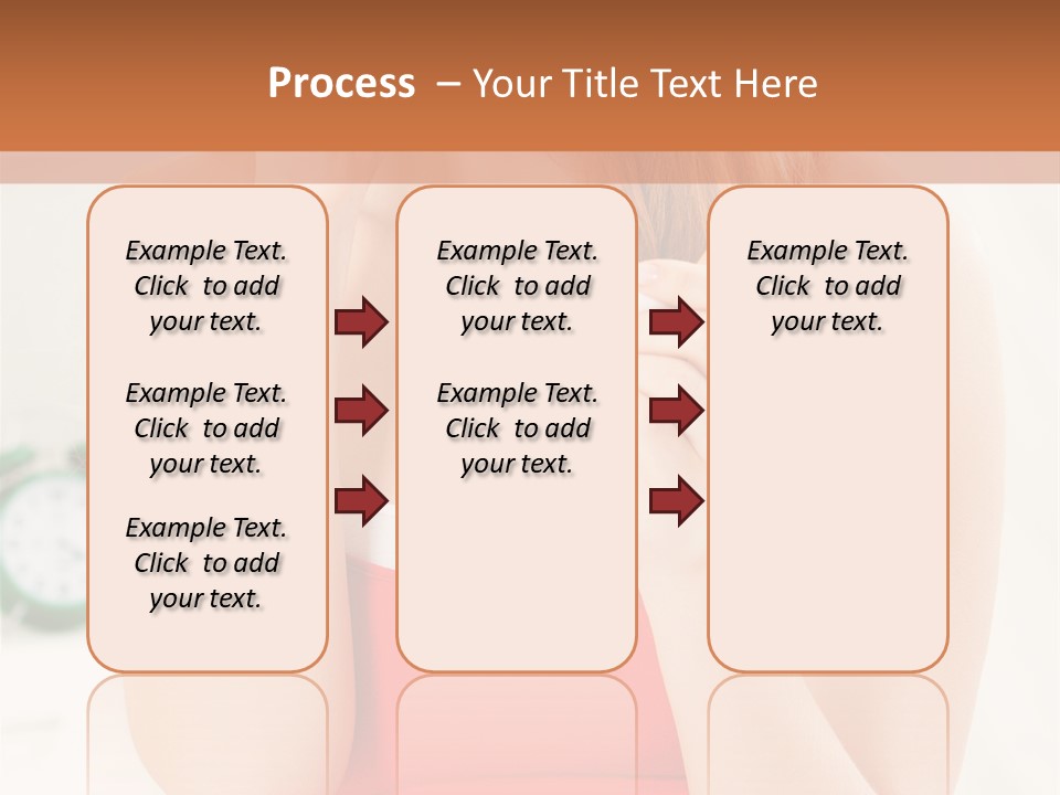 Hair Holding Young PowerPoint Template