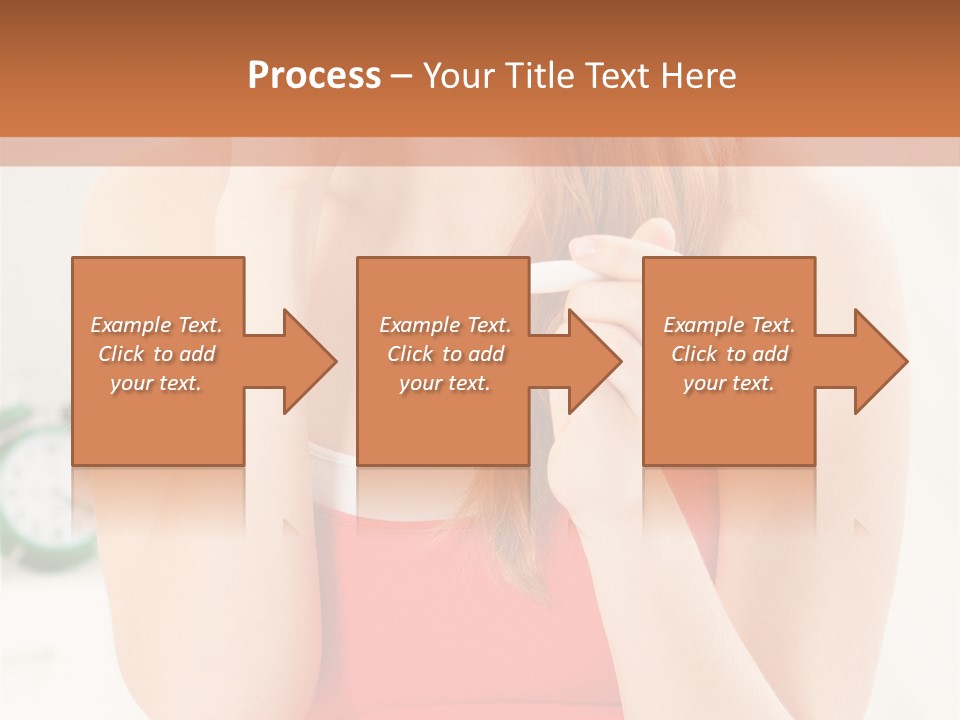 Hair Holding Young PowerPoint Template
