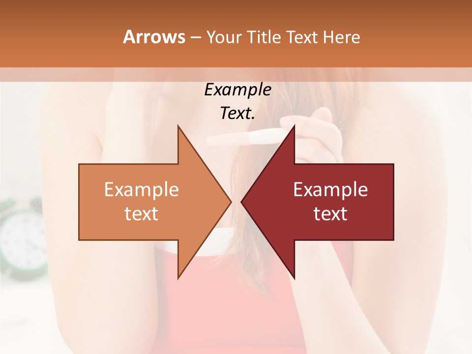 Hair Holding Young PowerPoint Template