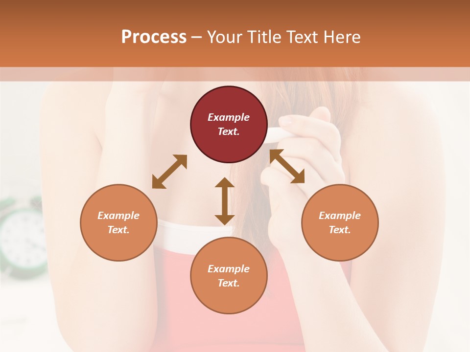 Hair Holding Young PowerPoint Template