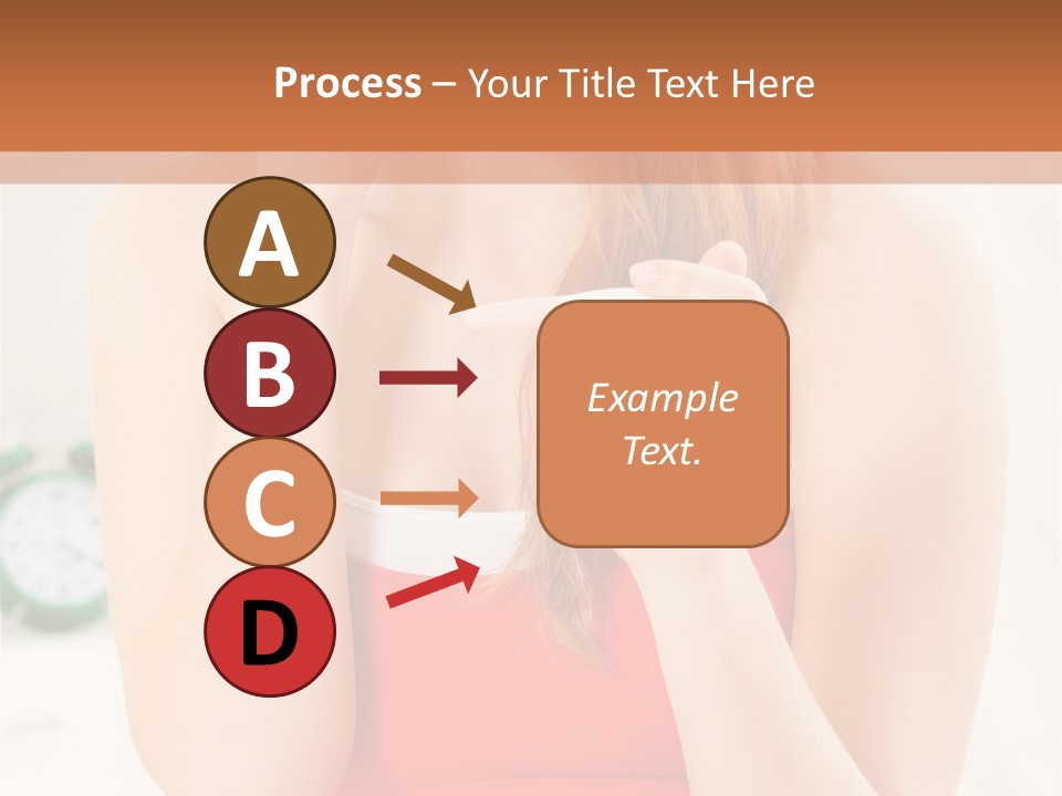 Hair Holding Young PowerPoint Template