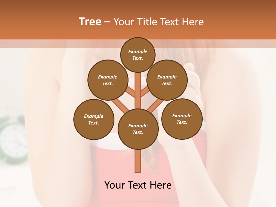 Hair Holding Young PowerPoint Template