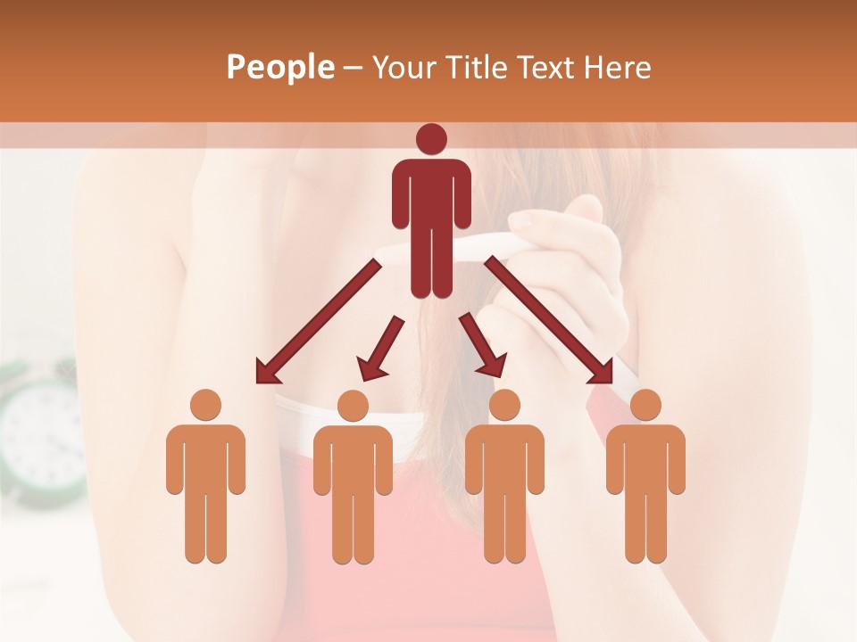 Hair Holding Young PowerPoint Template