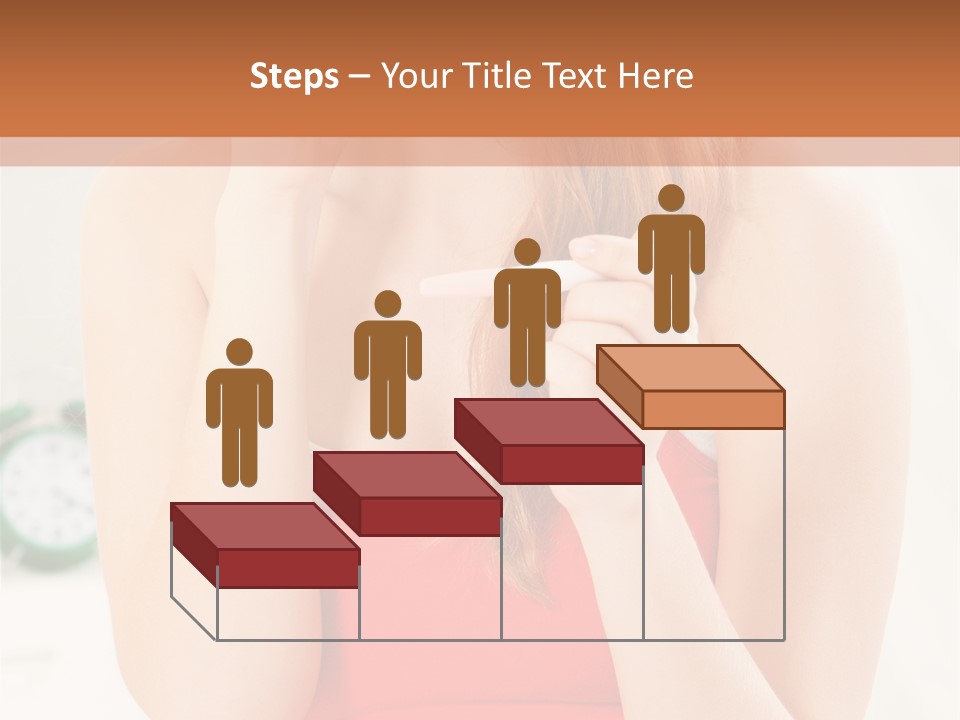 Hair Holding Young PowerPoint Template