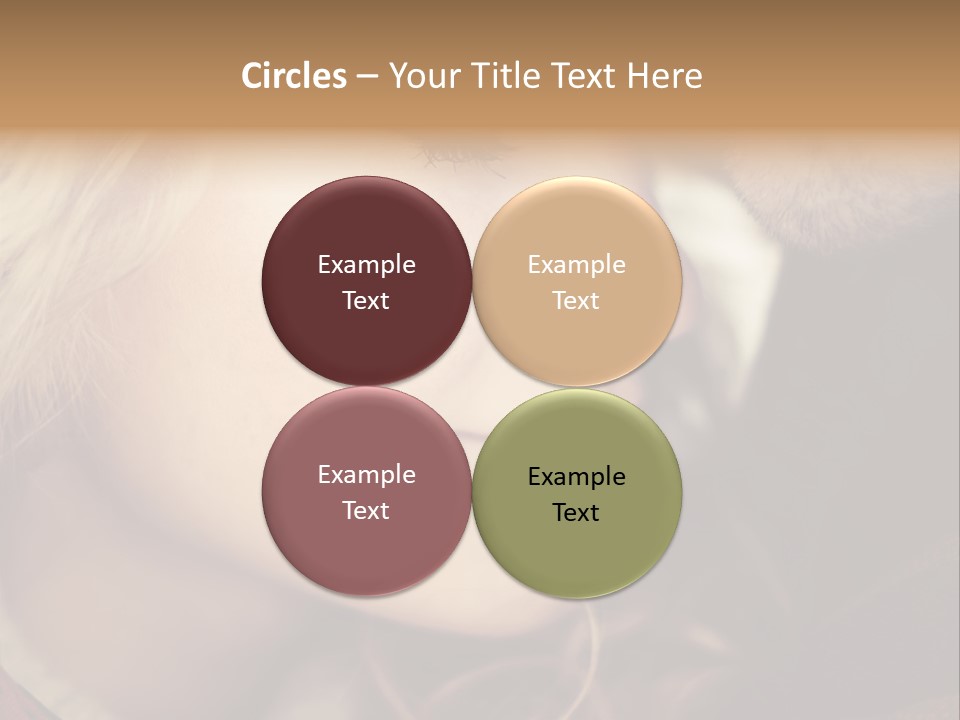 Girl Fashion Face PowerPoint Template