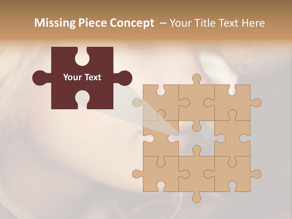 Girl Fashion Face PowerPoint Template