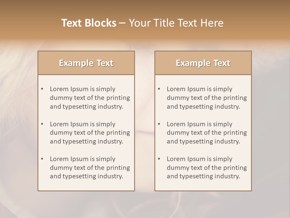 Girl Fashion Face PowerPoint Template