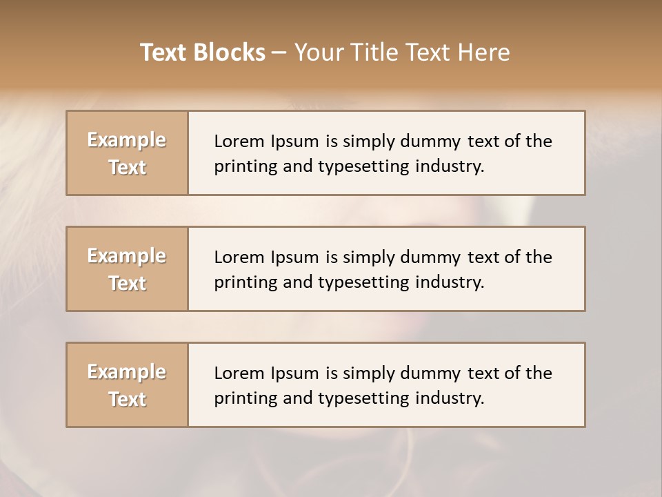 Girl Fashion Face PowerPoint Template