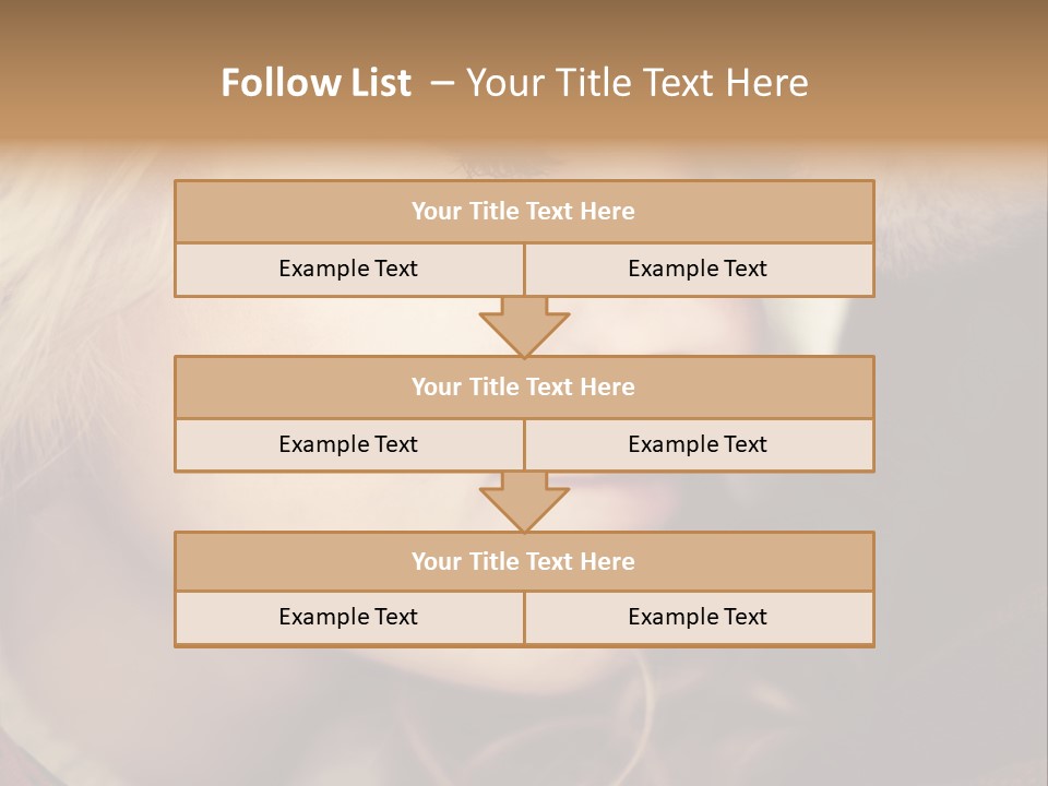 Girl Fashion Face PowerPoint Template