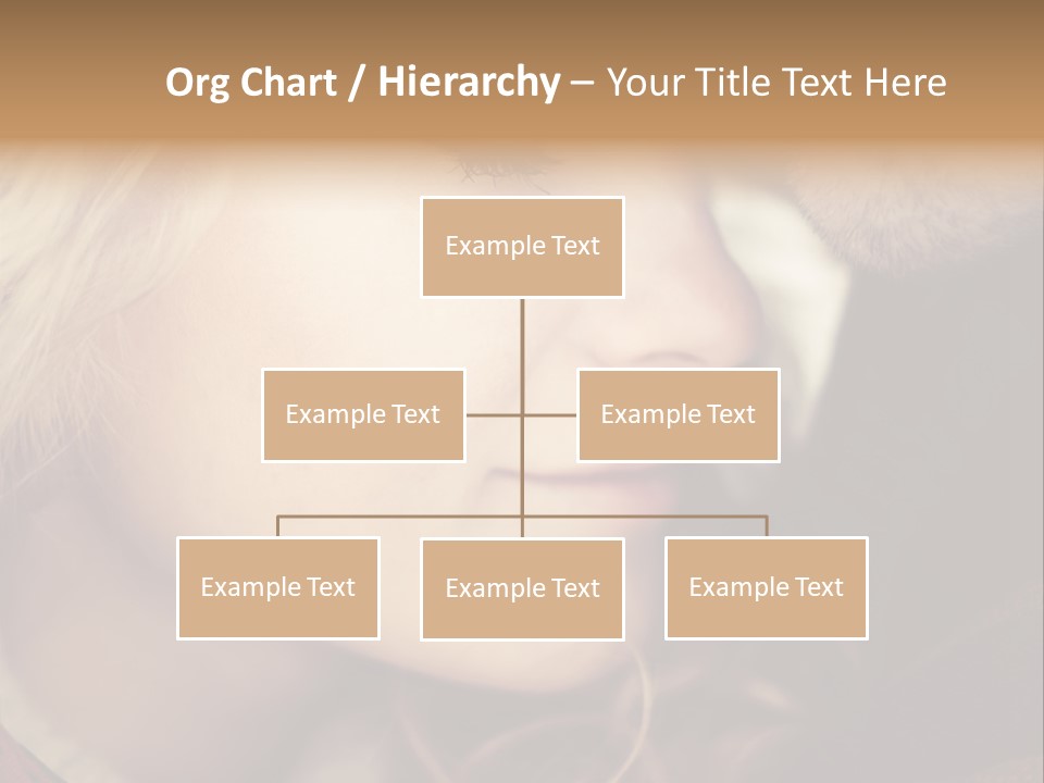 Girl Fashion Face PowerPoint Template