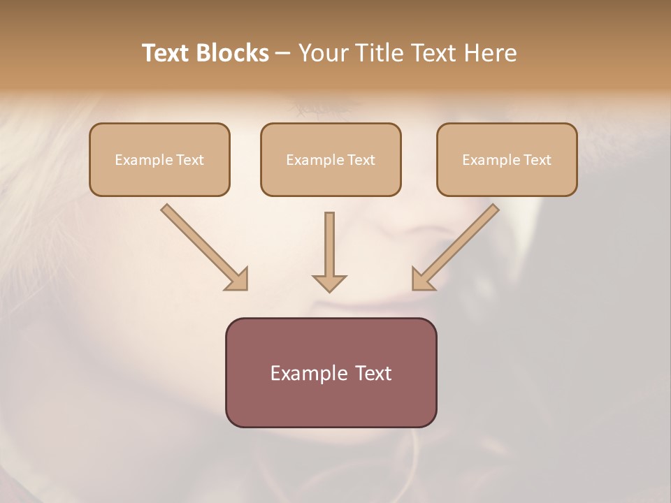 Girl Fashion Face PowerPoint Template