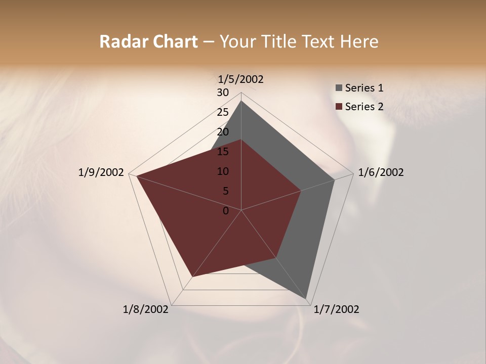 Girl Fashion Face PowerPoint Template