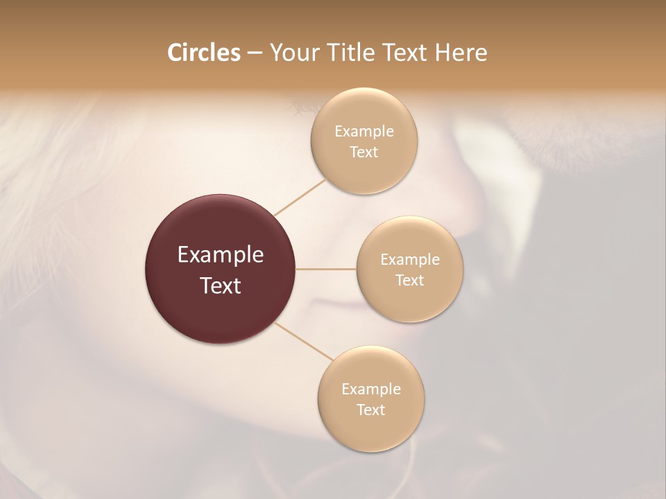 Girl Fashion Face PowerPoint Template