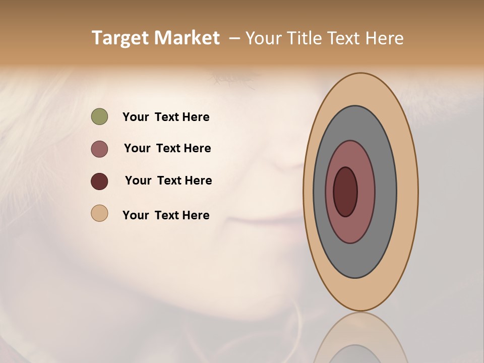 Girl Fashion Face PowerPoint Template