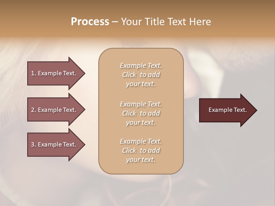 Girl Fashion Face PowerPoint Template