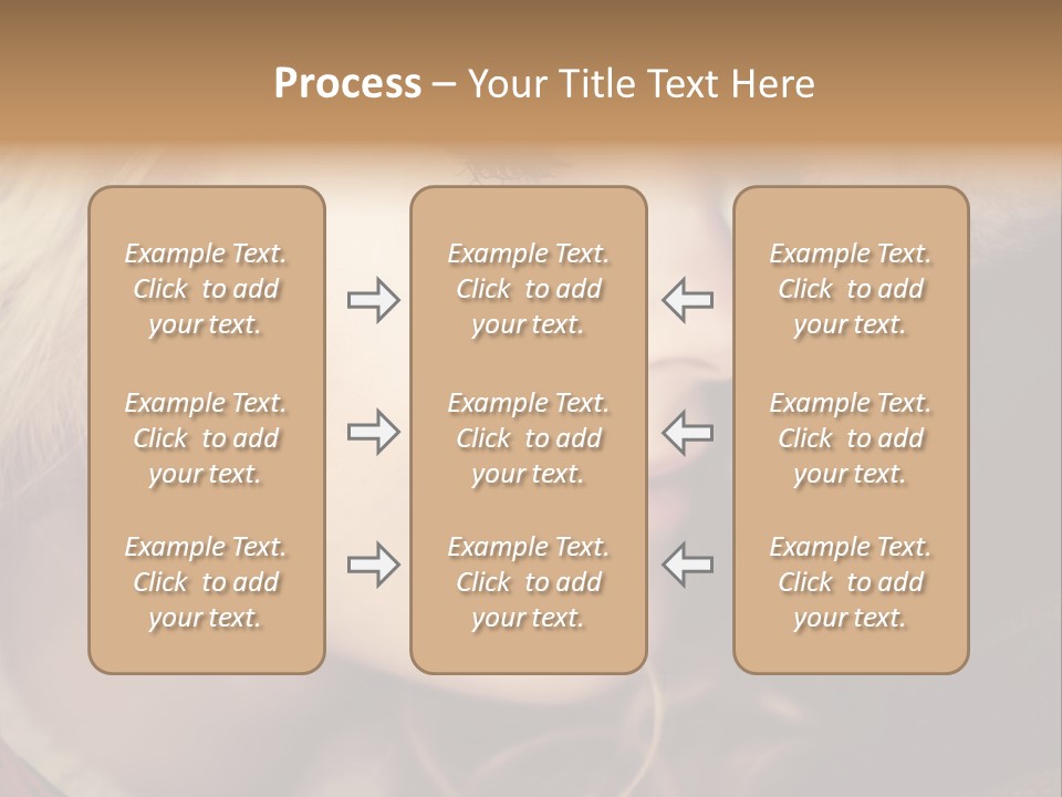 Girl Fashion Face PowerPoint Template