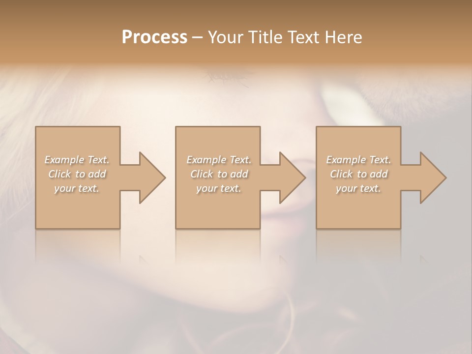 Girl Fashion Face PowerPoint Template