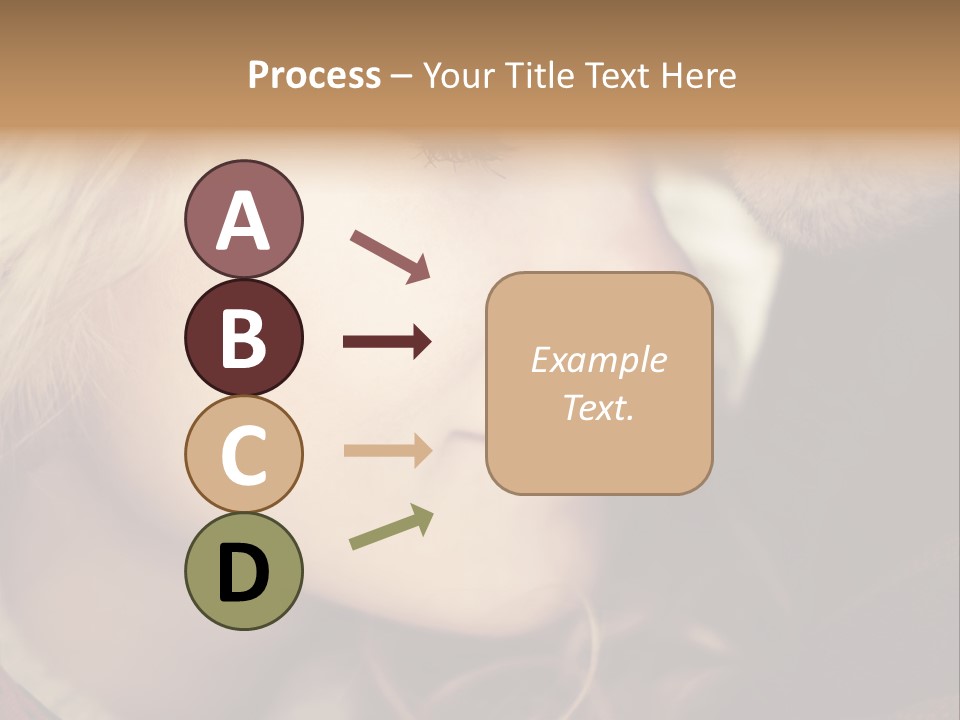 Girl Fashion Face PowerPoint Template