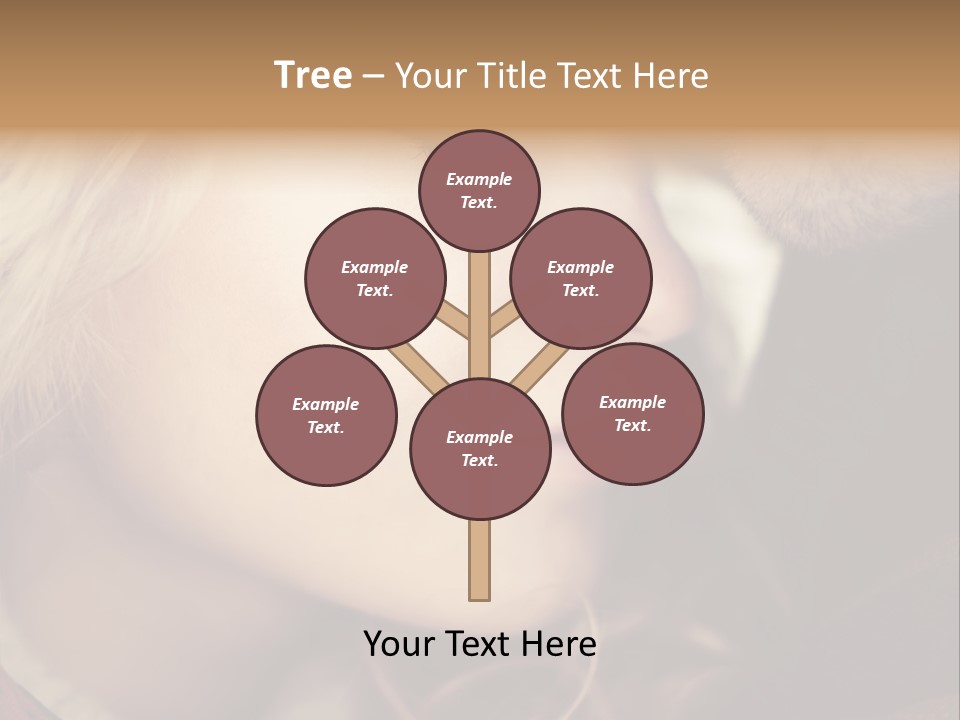 Girl Fashion Face PowerPoint Template