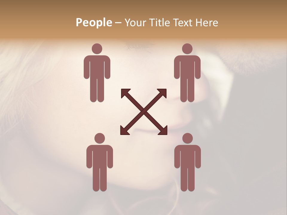 Girl Fashion Face PowerPoint Template