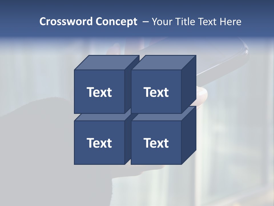 Executive Hand Girl PowerPoint Template